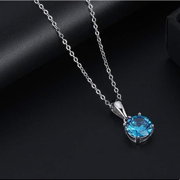 Jewelry - S925 December (tanzanite) birthstone necklace Jewelry - S925 December (tanzanite) birthstone necklace